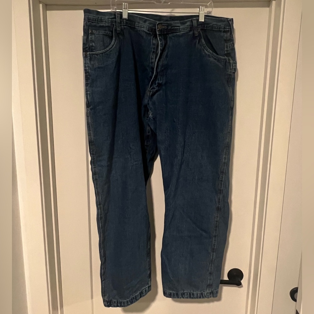 Lakin McKey Flannel Lined Blue Jeans 44x32